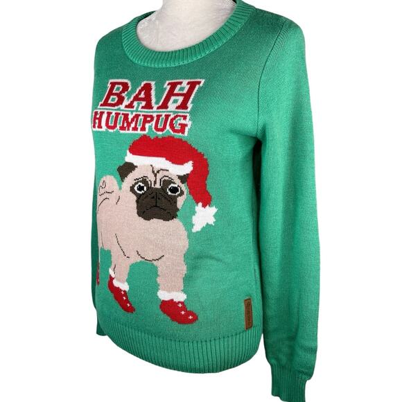 Tipsy Elves Bah Humpug Ugly Christmas Sweater M Medium - Picture 4 of 10